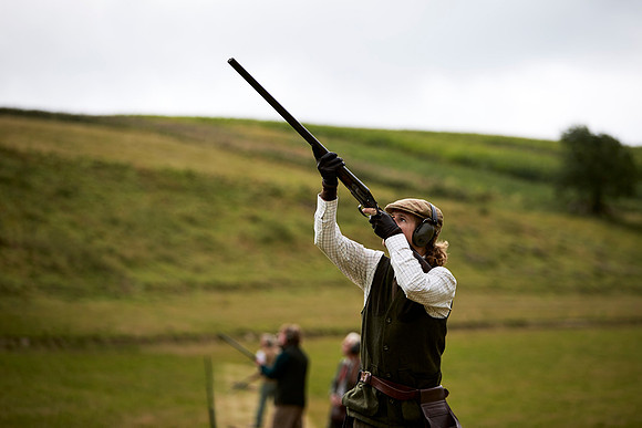 Goodwood Estate partridge shoot