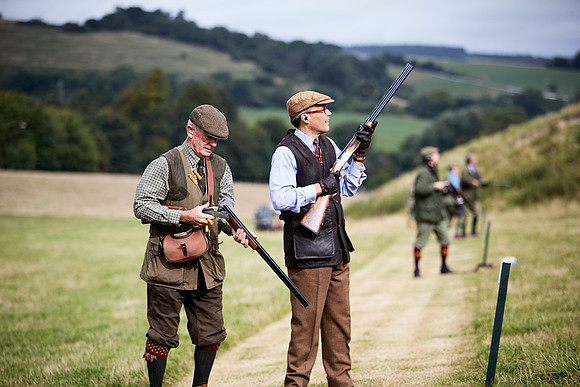 Goodwood Estate partridge shoot