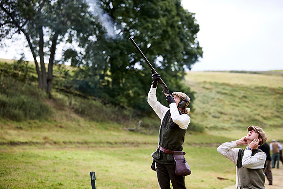 Goodwood Estate partridge shoot