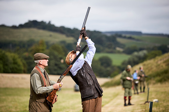 Goodwood Estate partridge shoot