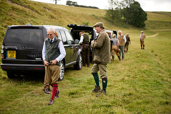 Goodwood Estate partridge shoot