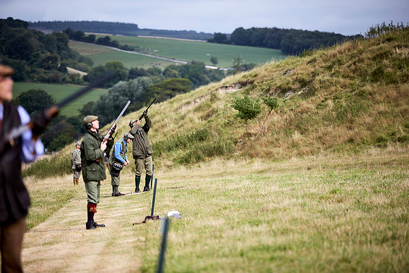Goodwood Estate partridge shoot