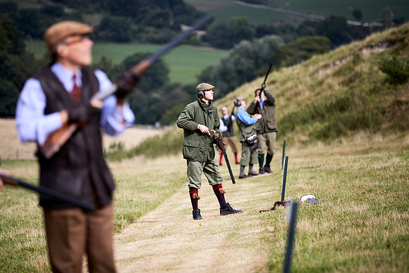 Goodwood Estate partridge shoot
