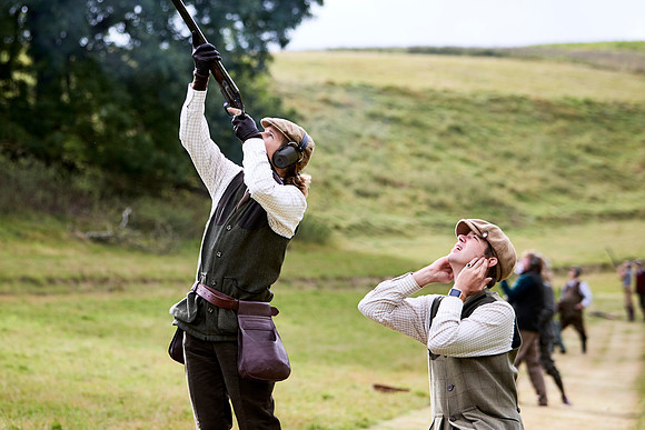 Goodwood Estate partridge shoot