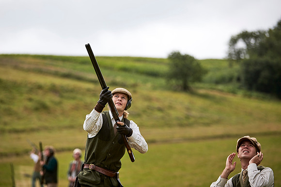 Goodwood Estate partridge shoot