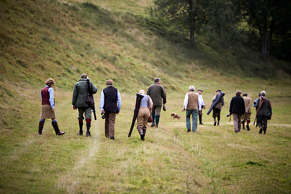 Goodwood Estate partridge shoot