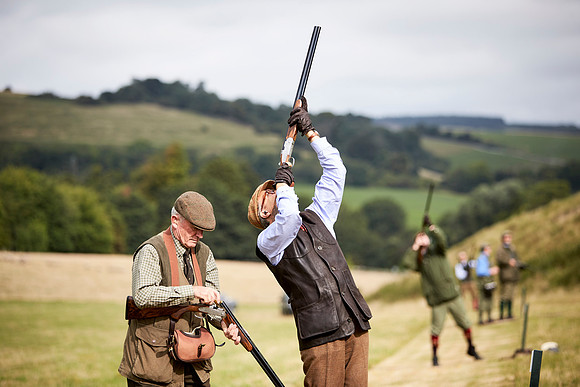 Goodwood Estate partridge shoot