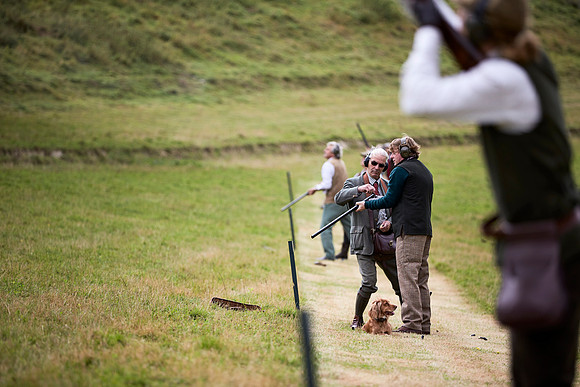 Goodwood Estate partridge shoot