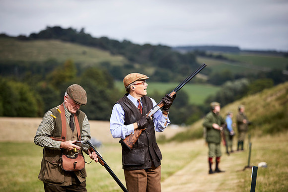 Goodwood Estate partridge shoot