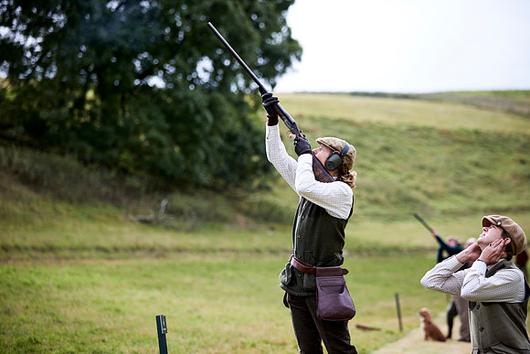 Goodwood Estate partridge shoot