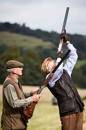 Goodwood Estate partridge shoot