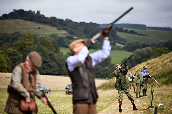 Goodwood Estate partridge shoot