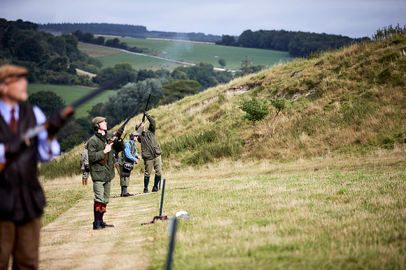 Goodwood Estate partridge shoot