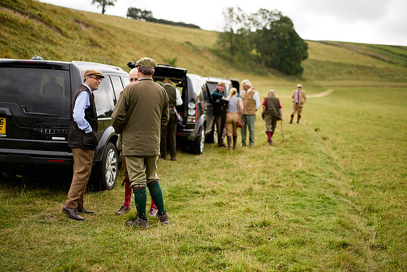 Goodwood Estate partridge shoot