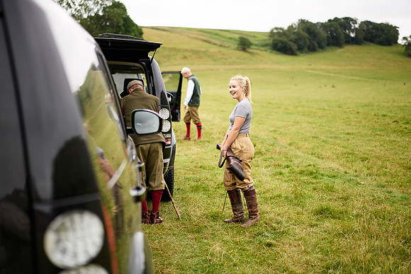 Goodwood Estate partridge shoot