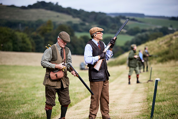 Goodwood Estate partridge shoot