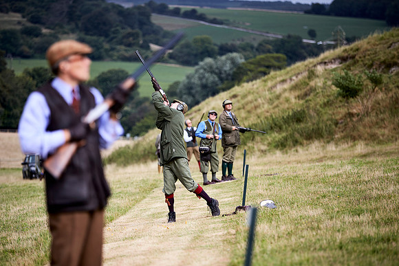Goodwood Estate partridge shoot