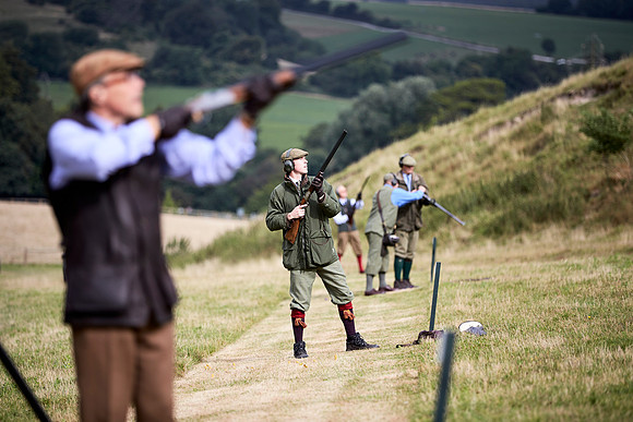 Goodwood Estate partridge shoot
