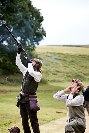 Goodwood Estate partridge shoot