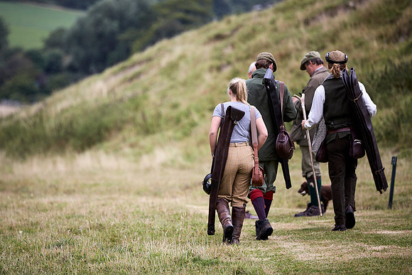 Goodwood Estate partridge shoot