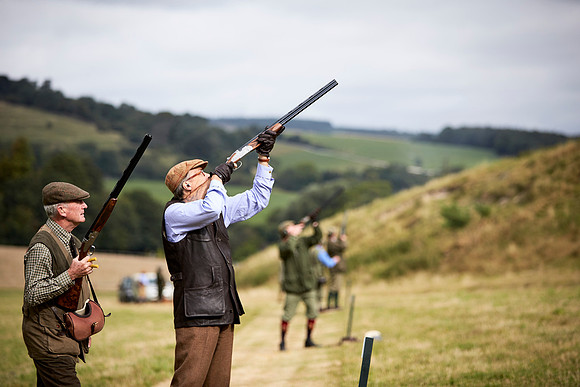Goodwood Estate partridge shoot