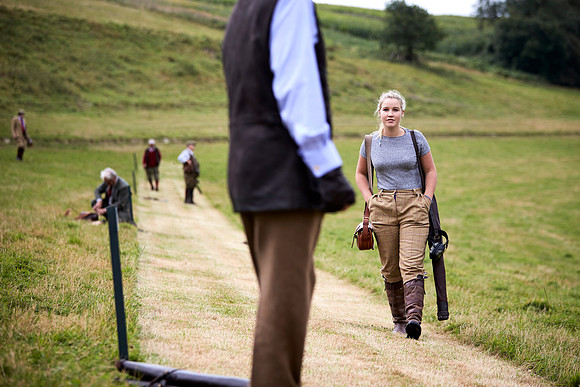 Goodwood Estate partridge shoot