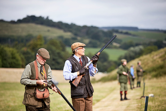 Goodwood Estate partridge shoot