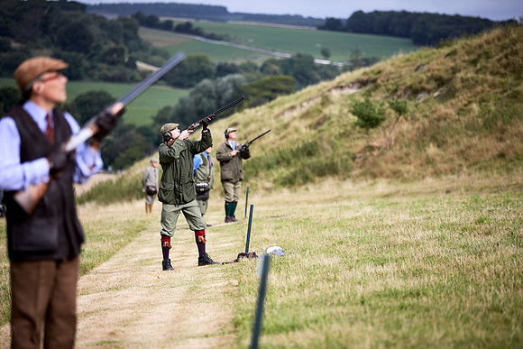 Goodwood Estate partridge shoot