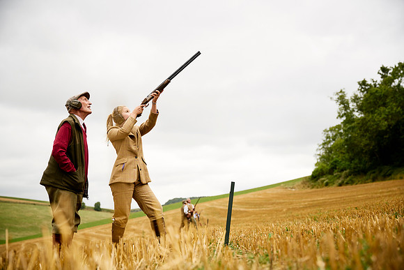 Goodwood Estate partridge shoot