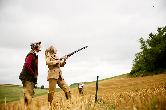 Goodwood Estate partridge shoot