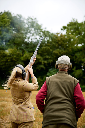 Goodwood Estate partridge shoot