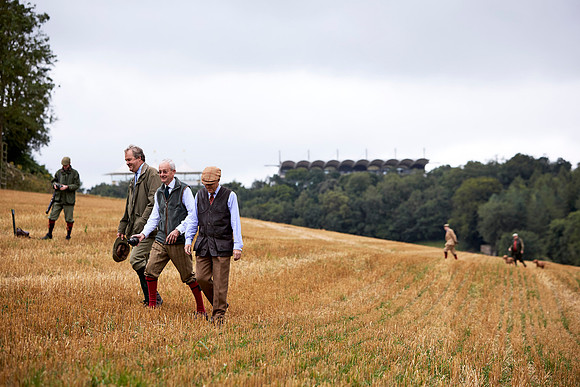 Goodwood Estate partridge shoot
