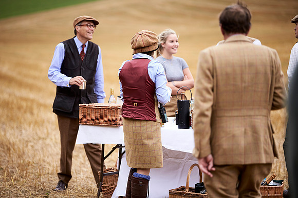 Goodwood Estate partridge shoot