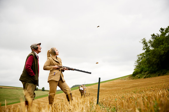 Goodwood Estate partridge shoot