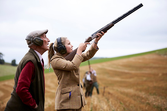 Goodwood Estate partridge shoot