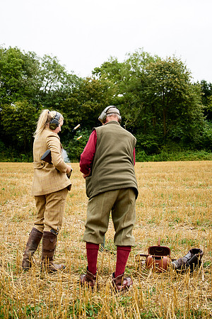 Goodwood Estate partridge shoot