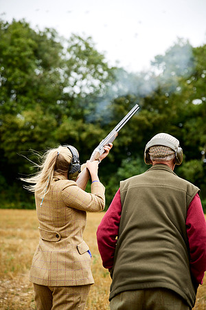 Goodwood Estate partridge shoot