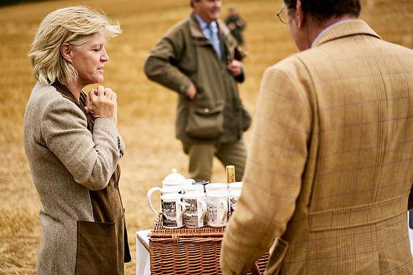 Goodwood Estate partridge shoot