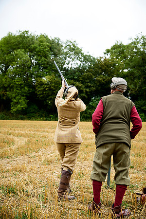 Goodwood Estate partridge shoot