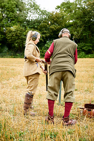 Goodwood Estate partridge shoot