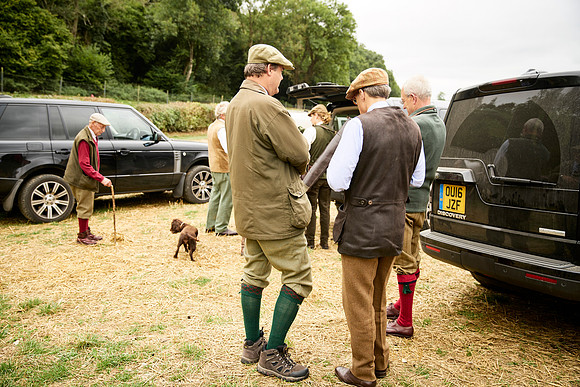 Goodwood Estate partridge shoot
