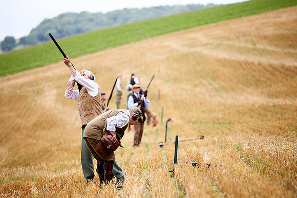 Goodwood Estate partridge shoot