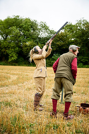 Goodwood Estate partridge shoot