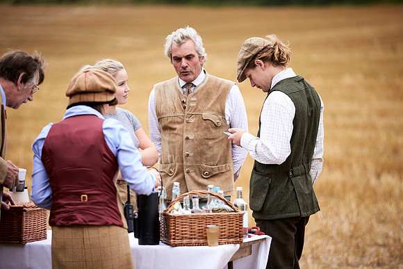Goodwood Estate partridge shoot