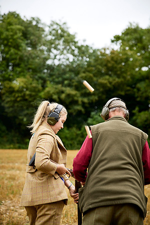 Goodwood Estate partridge shoot