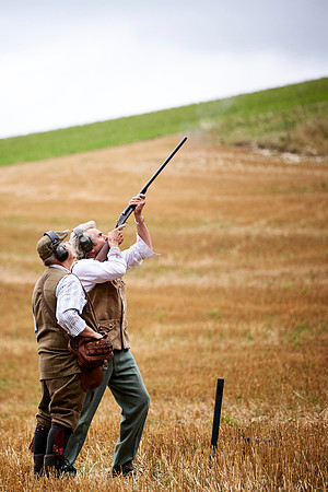 Goodwood Estate partridge shoot