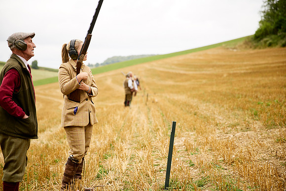 Goodwood Estate partridge shoot
