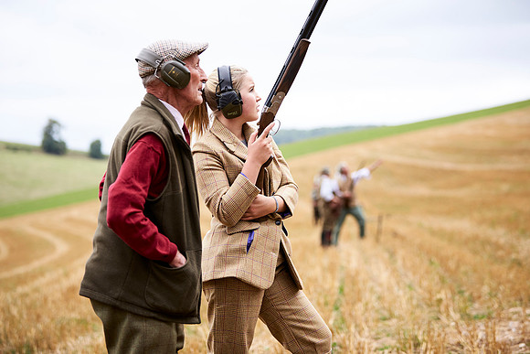 Goodwood Estate partridge shoot