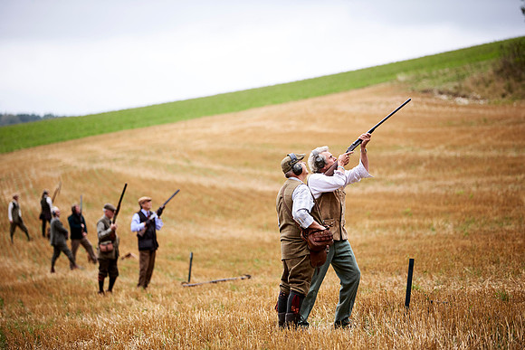 Goodwood Estate partridge shoot