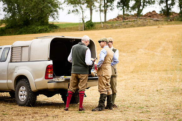 Goodwood Estate partridge shoot